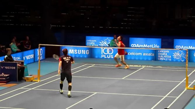 英格兰羽毛球队绝杀法国羽毛球队，李宗伟制霸全场